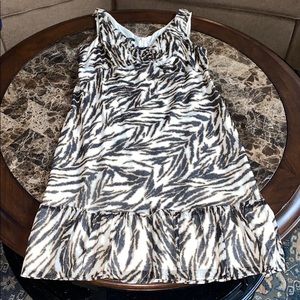 zebra print dress